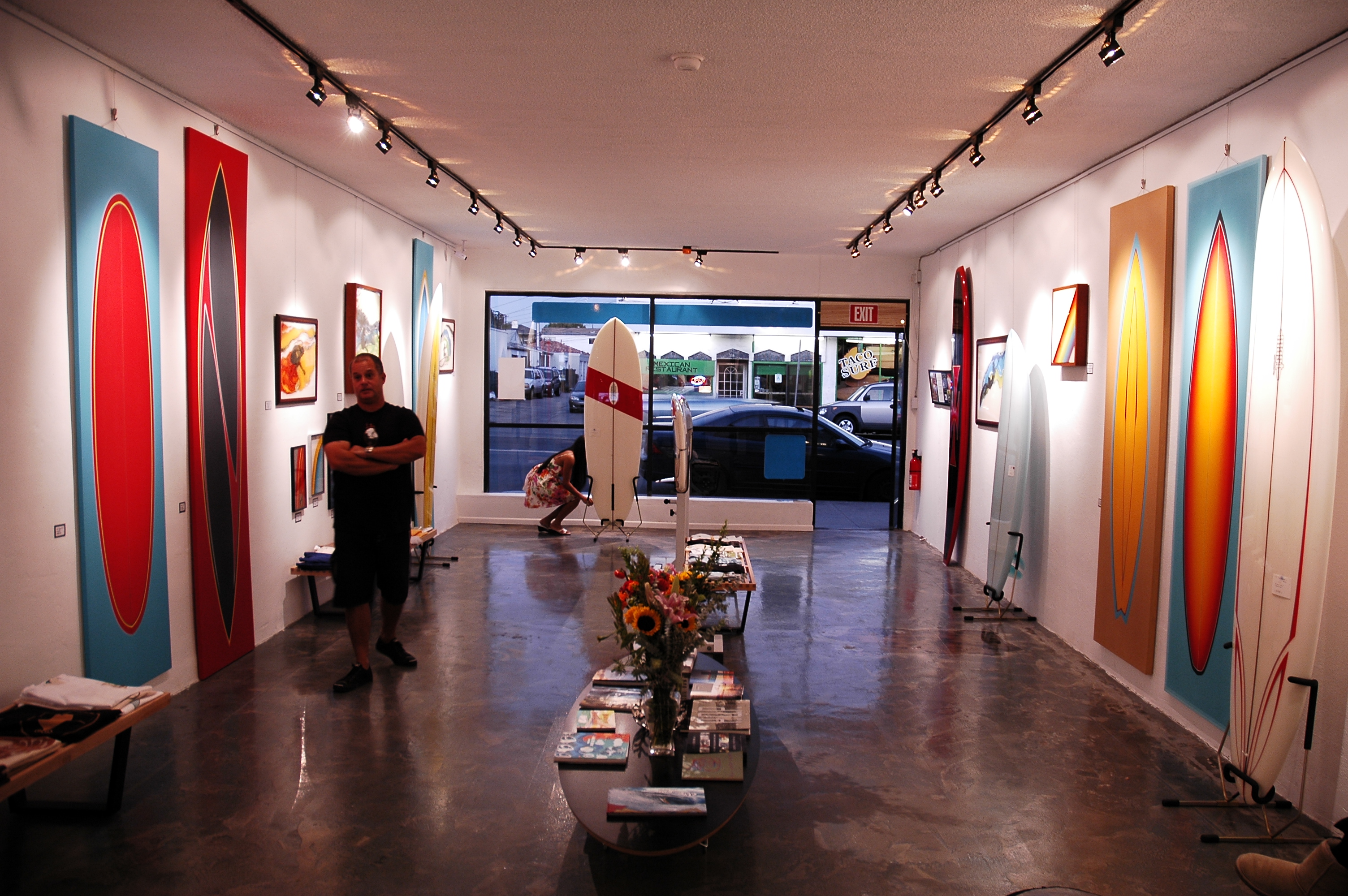 Chris in his boutique