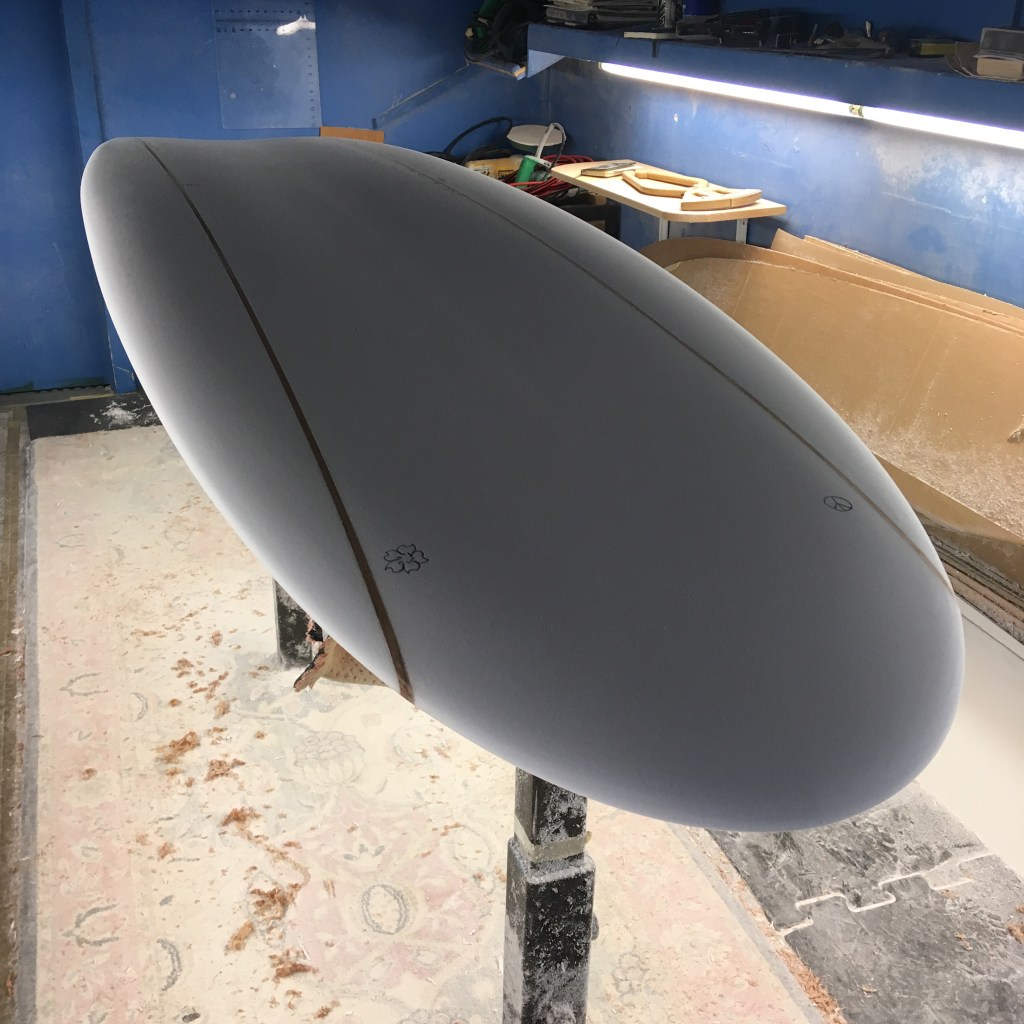 Belly to single concave.